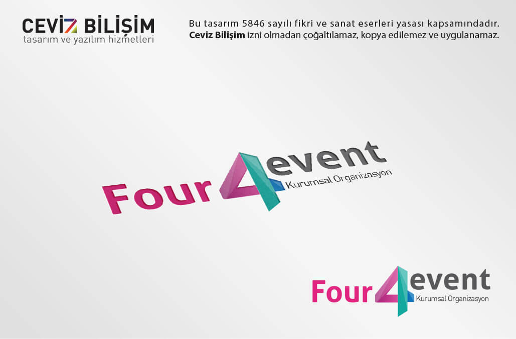 Four 4 Event Logo Tasarımı
