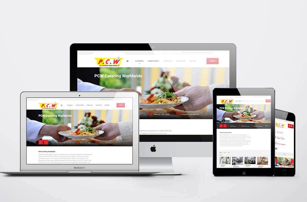 PCW Catering Web Sitesi Yazılımı