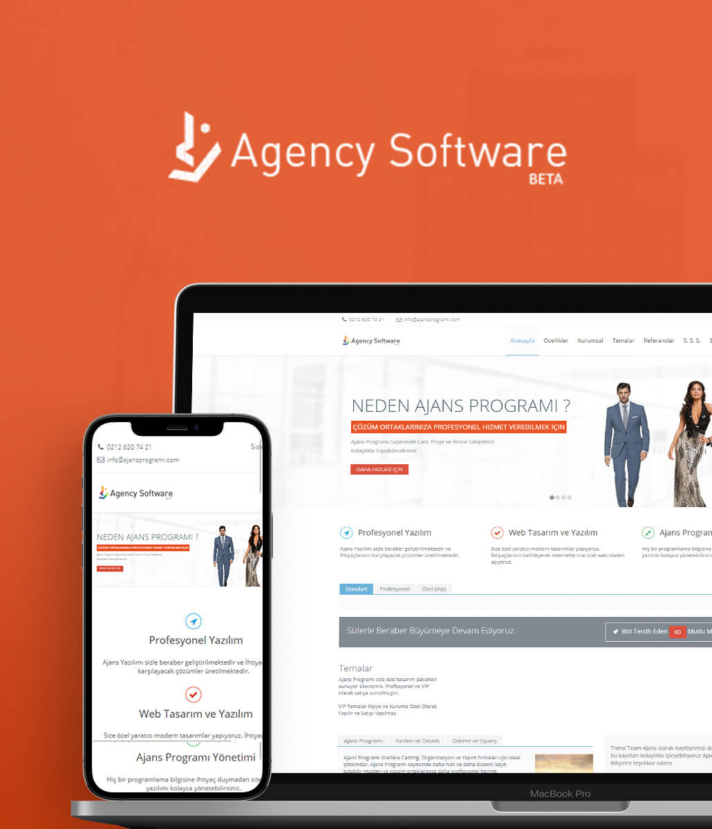 Agency Software Kurumsal Web Tasarımı