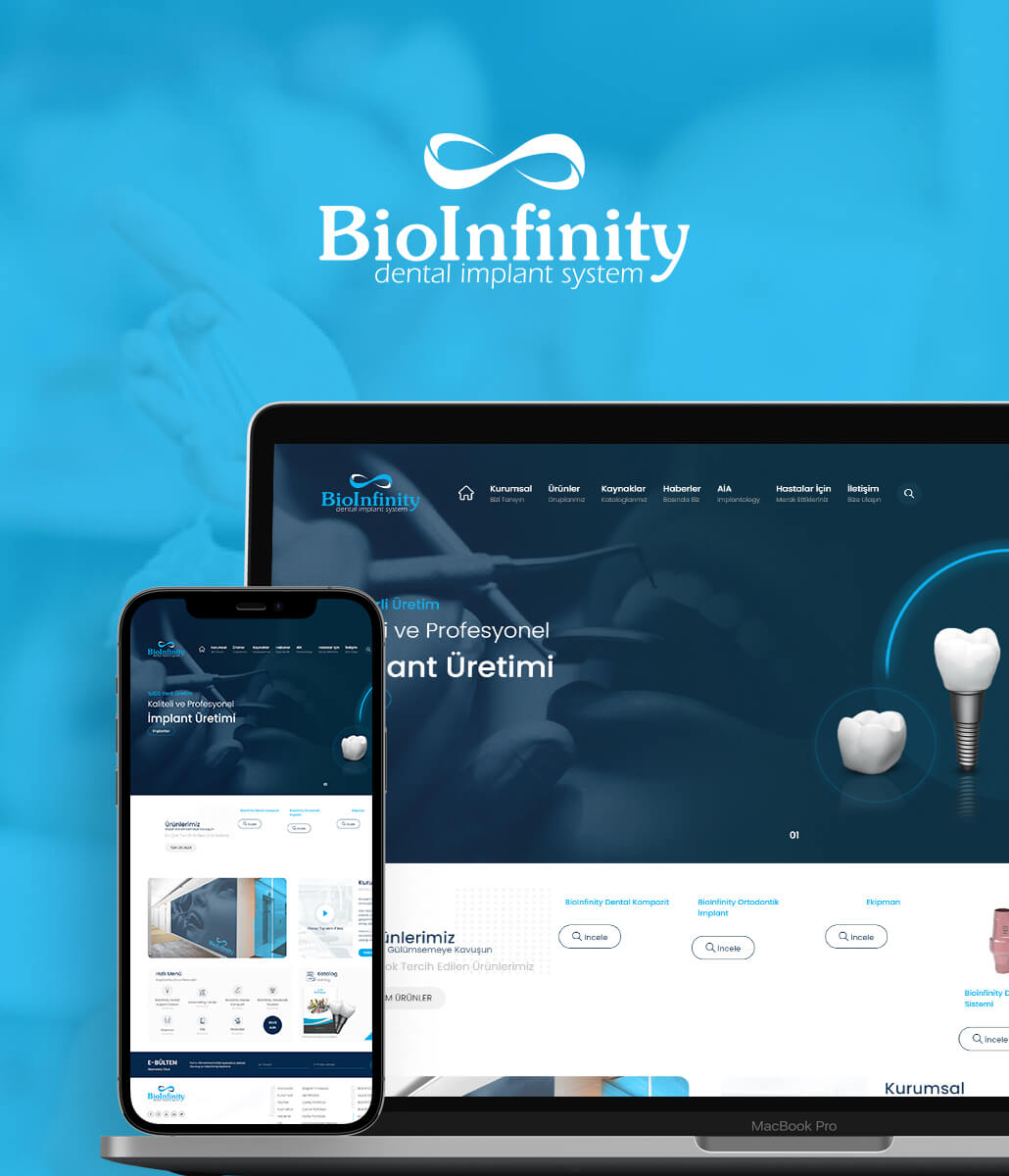 Bioinfinity Implants Kurumsal Web Sitesi