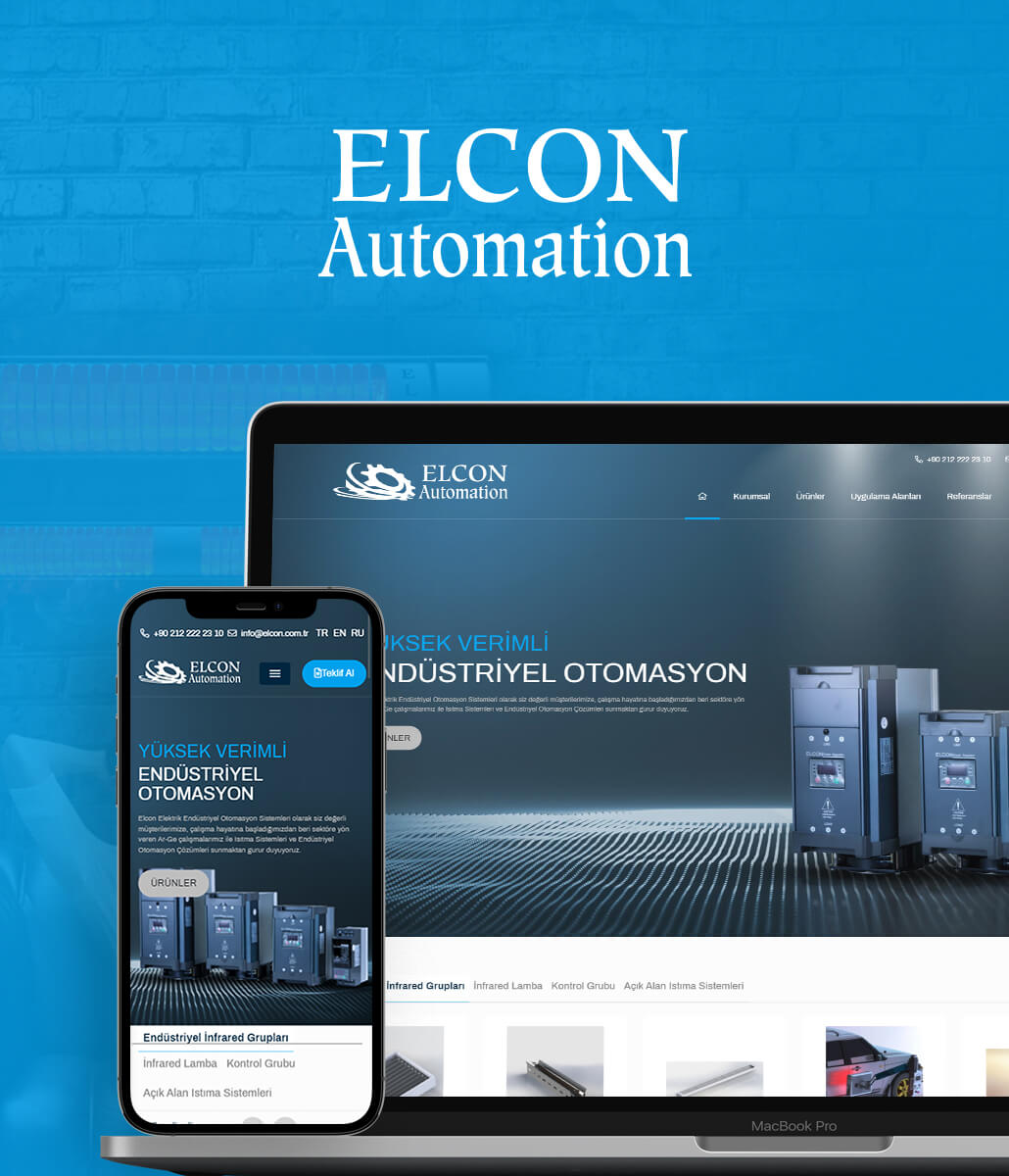 Elcon Automation Kurumsal Web Tasarım