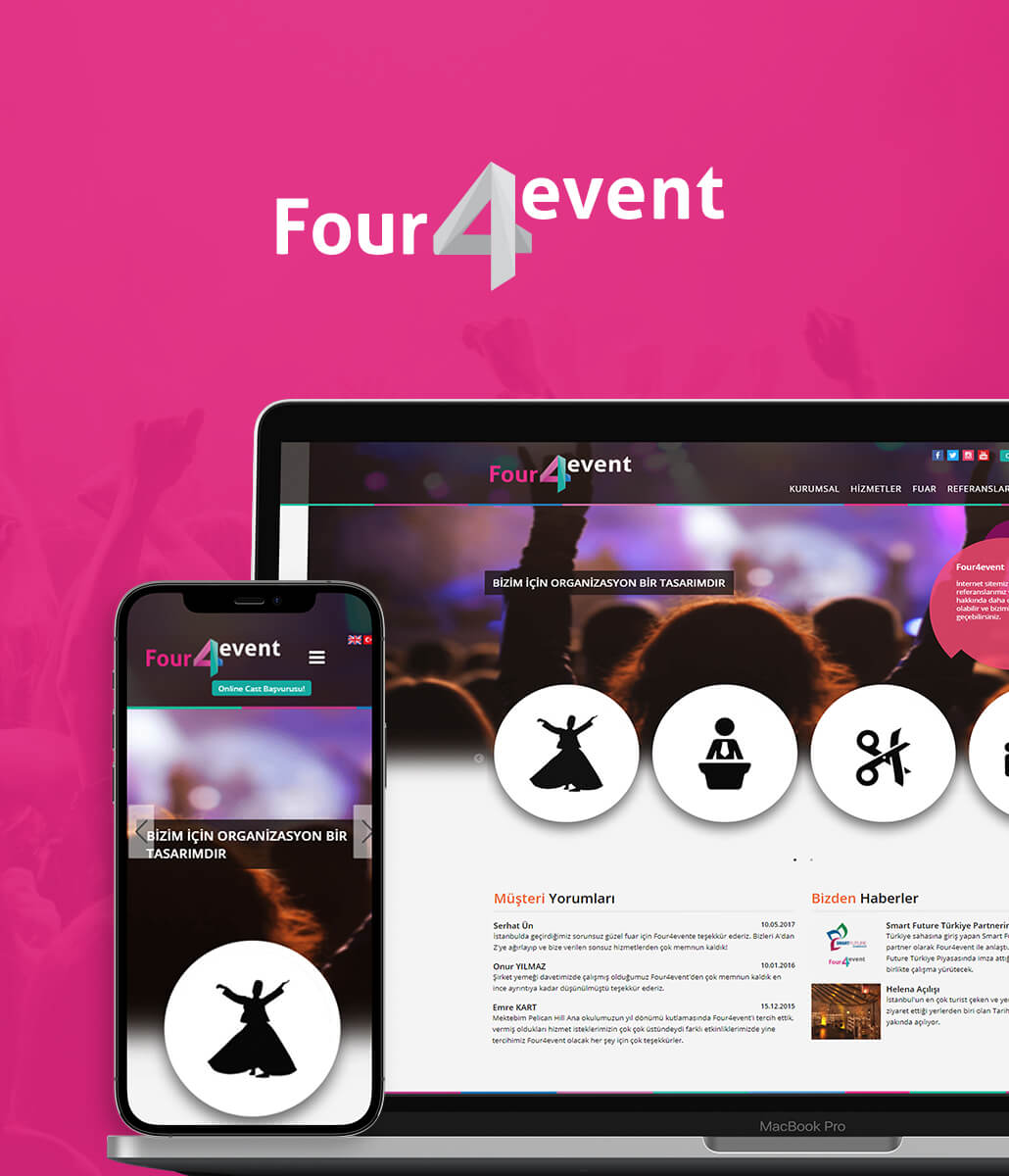 Four 4 Event Web Tasarım ve Yazılım