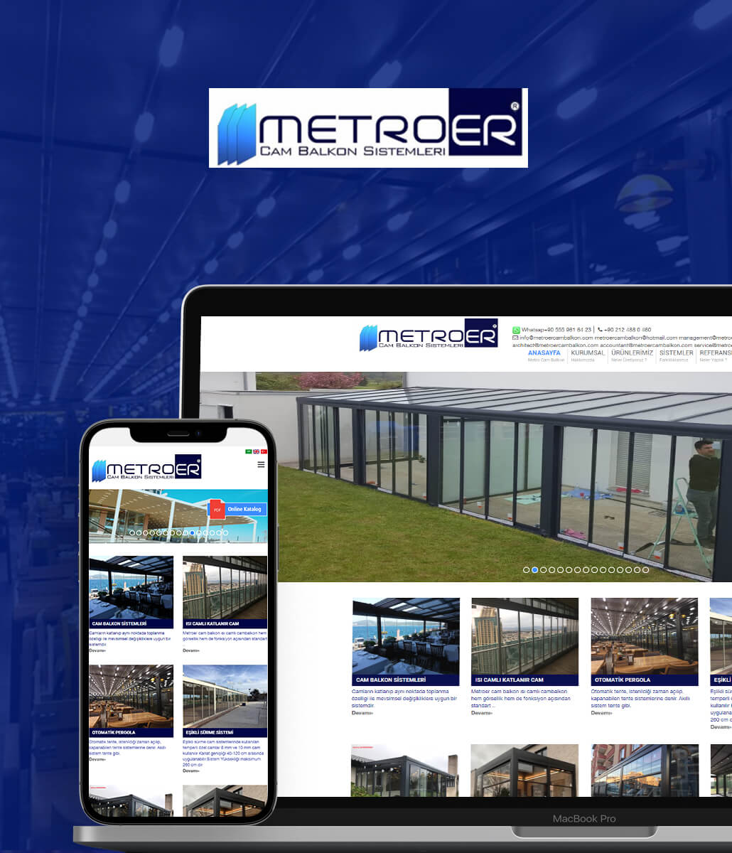 Metroer Cam Balkon Kurumsal Web Sitesi