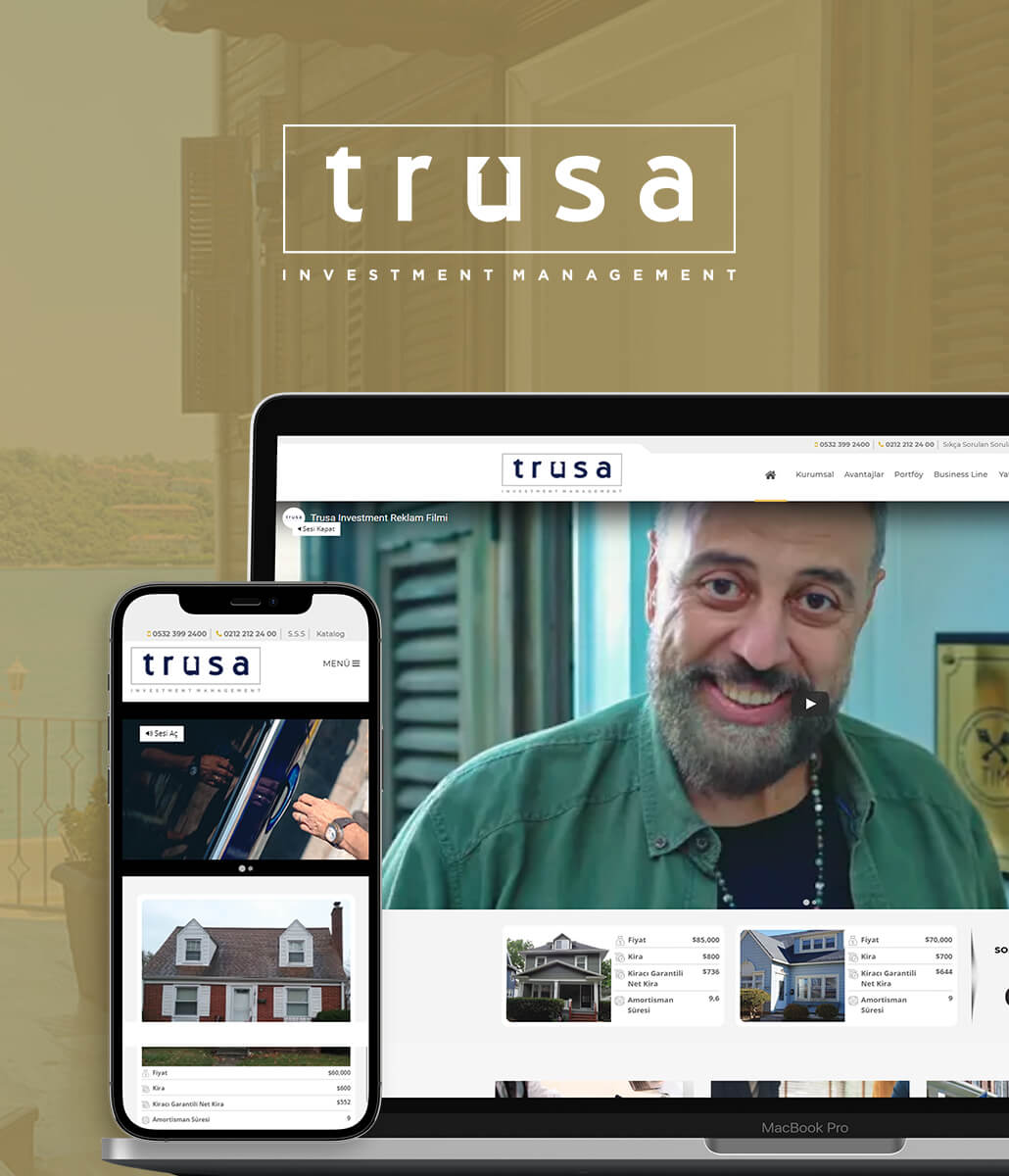 Trusa Investment Web Tasarımı